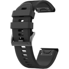 أحزمة مقاومة للماء متوافقة مع سوار ساعة Garmin Fenix ​​5 / Fenix ​​6 / Fenix ​​7، أساور معصم بديلة رياضية ناعمة 22 مم لـ Fenix ​​8 Fenix ​​E 47mm/Fenix ​​5 Plus/Fenix ​​6 Pro/Fenix ​​7 Pro in Kuwait