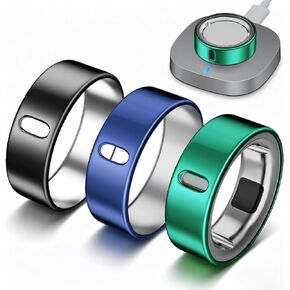 3 عبوات من الأغطية الحلقية المتوافقة مع Oura Ring Gen 4/ Oura Ring Gen 3 Horizon/Heritage-Size 8، تدعم الشحن مع غطاء، واقي حلقة TPU رفيع للغاية مضاد للخدش للرجال والنساء، ذهبي + فضي + ذهبي وردي in Kuwait