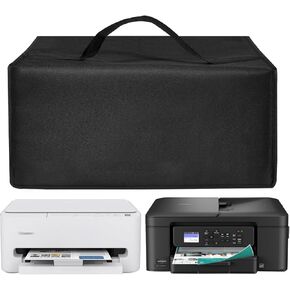 غطاء غبار الطابعة لطابعة Canon PIXMA TS4320 /PIXMA TS6520 النافثة للحبر، حافظة أغطية نايلون واقية عالمية مضادة للكهرباء الساكنة لطابعة Brother Smart 1360 النافثة للحبر الكل في واحد (أسود) in Kuwait