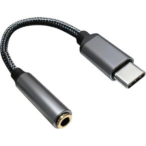 محول مقبس سماعة الرأس USB-C إلى 3.5 مم، محول أنثى من النوع C إلى Aux Audio in Kuwait