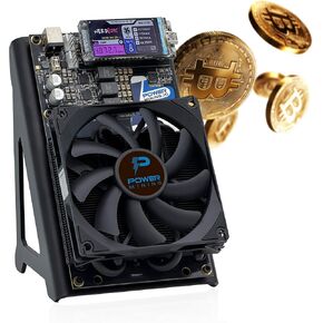 أداة تعدين البيتكوين الصامتة NerdQaxe++ – 6 تيرا هرتز/الثانية @ 100 وات | 4 × شرائح ASIC BM1370 | واي فاي وإيثرنت | AxeOS مفتوح المصدر | يتضمن مصدر طاقة 12.4 فولت 10 أمبير وحامل معدني in Kuwait