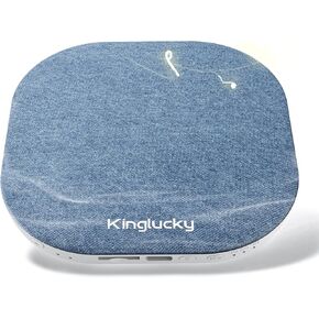 مكبر صوت Kinglucky Upgrade F50 تحت الوسادة للنوم، مكبر صوت بلوتوث 6.0 للنوم مع أصوات نوم مدمجة + TF/microSD غير متصل، مؤقت إيقاف تلقائي، مكبر صوت للنوم يصل إلى 10 ساعات للنوم الجانبي أزرق in Kuwait
