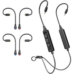 كابل محول بلوتوث لاسلكي MEE audio BT3 للشاشات داخل الأذن - يتضمن موصلات MMCX، 2-pin (0.78 مم) وموصلات DC لتوافق IEM واسع؛ بلوتوث 5.4، aptX HD، aptX Adaptive، LDAC، Auracast in Kuwait