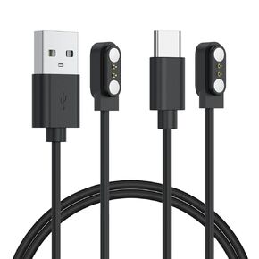 Vancle 2 Pack VeryFit Smartwatch Charger Cable, Magnetic USB Charging Cable for Veryfit Smart Watch ID205L, ID205U, IDW28, ID207, IDW13, IDW15, IDW19, ID208 Plus, ID208BT, ID206 and More in Saudi Arabia