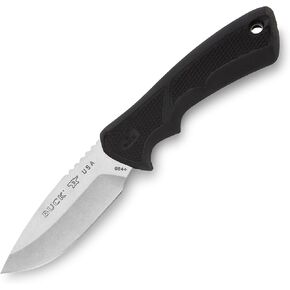 Buck Knives 685 Large BuckLite Max II Hunting Knife, 4" Fixed Blade, Dynaflex Rubber Handle, 420HC Stainless Steel Drop Point Blade, Sheath Included, Knife Made in the USA, 4.7 oz in Kuwait