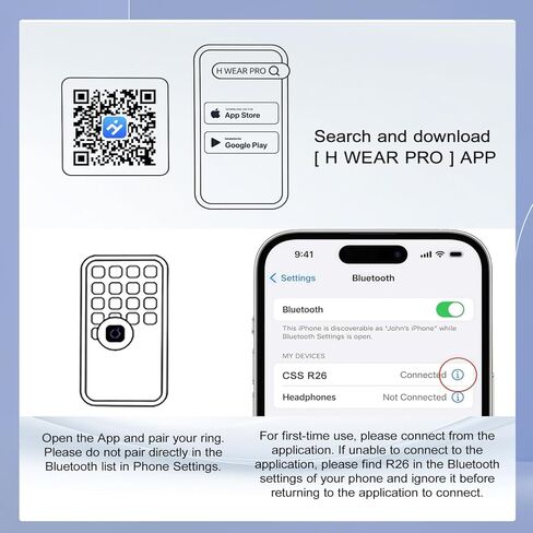 Smart Health Ring for Women & Men,Fitness Tracker Ring,with Heart Rate,Sleep,Blood Oxygen, BloodPressure,HRV & Cycles,IP68 Waterproof,iOS/Android, No Subscription.(Black,8) in Saudi Arabia