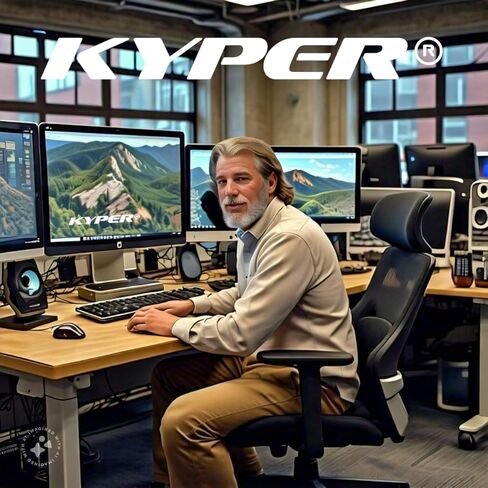 Kyper USKyper-1388 (عبوة واحدة) محول DisplayPort DP إلى VGA ذكر إلى أنثى، محول مطلي بالذهب 1080 بكسل للكمبيوتر المكتبي وشاشة الكمبيوتر المحمول وجهاز العرض HDTV متوافق مع جميع العلامات التجارية in Kuwait
