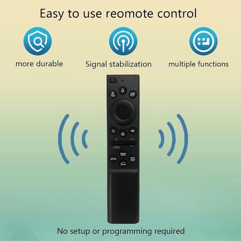 GHUST Voice Remote Control Replacement for Samsung QLED 8K QN800D QN900D Series Neo Quantum HDR Smart TV QN65QN800DAFXZA QN75QN800DAFXZA QN85QN800DAFXZA QN65QN900DAFXZA QN75QN900DAFXZA QN85QN900DAFXZA in Saudi Arabia
