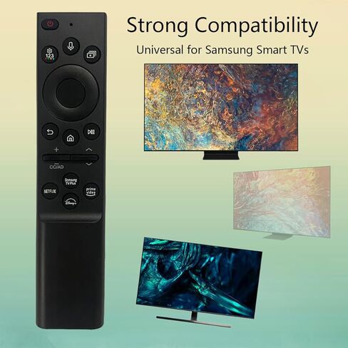 GHUST Voice Remote Control Replacement for Samsung QLED 8K QN800D QN900D Series Neo Quantum HDR Smart TV QN65QN800DAFXZA QN75QN800DAFXZA QN85QN800DAFXZA QN65QN900DAFXZA QN75QN900DAFXZA QN85QN900DAFXZA in Saudi Arabia