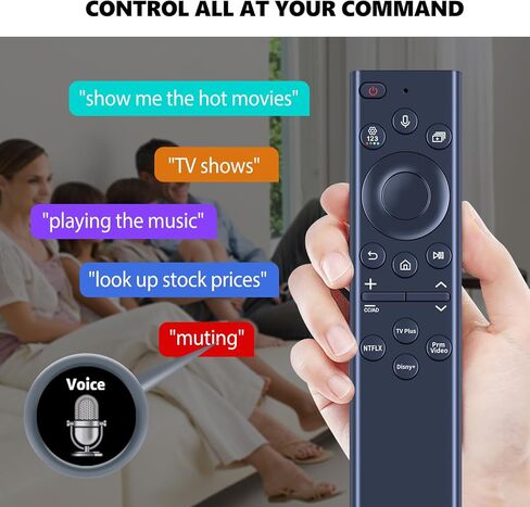 PZL New BN59-01385A Voice Replacement Remote Control for Samsung QLED Neo 4K 8K Smart TV Series Q60B/QN85B/Q80/Q80B/Q60BD/QN90B/QN900B/QN85BD/Q80BD/QN90BD/QN800B/QN95B & S95B OLED TV(2022) in Saudi Arabia