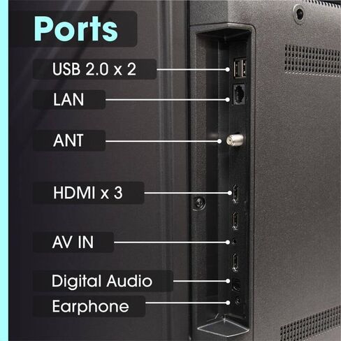 Sharp 4TC50HP7KIT1 50 inch Class AQUOS QLED 4K Ultra HD Xumo Smart TV Quantum Color HDR Motion in Saudi Arabia