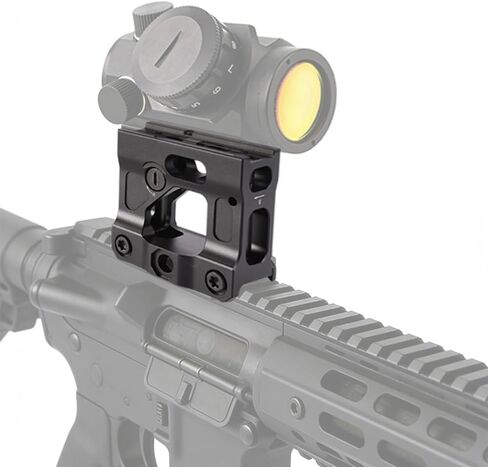 Red Dot Riser Mount，2" High Picatinny Riser Mount fit for H1 H2 T1 T2 Optic Sights Built-in Backup Iron Sights with Wrench in Saudi Arabia