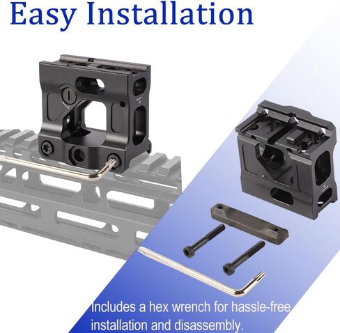 Red Dot Riser Mount，2" High Picatinny Riser Mount fit for H1 H2 T1 T2 Optic Sights Built-in Backup Iron Sights with Wrench in Saudi Arabia