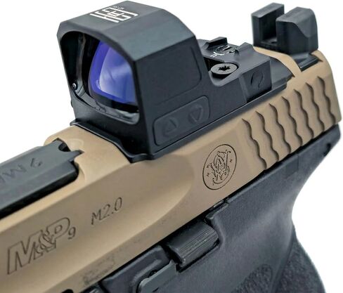 لوحة محول TSA® لـ S&W® M&P® M2.0 C.O.R.E.2 - RMSc® Footprint - تناسب Holosun® 407K 507K EPS Carry Shield RMSc Romeo Zero - النوع الثالث من الألومنيوم الصلب - مسامير وأداة متضمنة in Kuwait