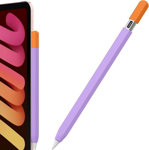 Silicone Case for Apple Pencil (USB-C) 2023, Ultra Thin Proteative Cover Soft Skin Anti-Slip Pencil Grip Holder Compatible with Apple Pencil 3rd Generation (Pink) in Saudi Arabia