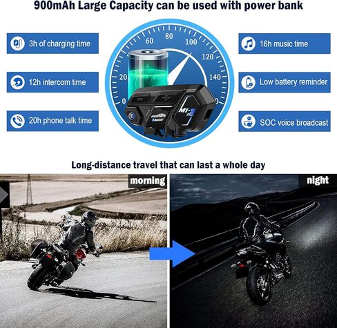 Fodsports Save $50 on 3 Pack M1-S PRO Motorcycle Bluetooth Headset Up to 8 Riders Helmet Intercom with Usable While Charge Universal Connection with Other Brands Motorcycle Bluetooth Intercom in Saudi Arabia