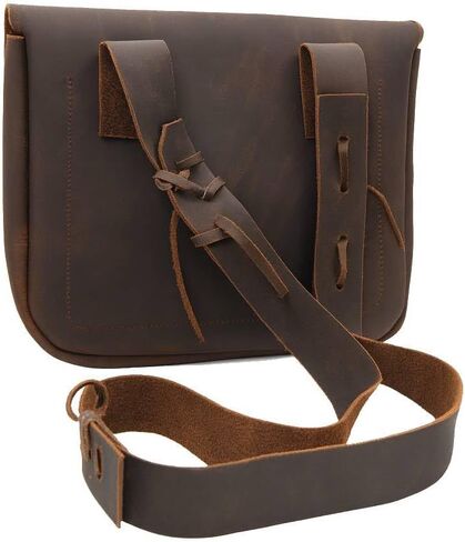 Muzzle-Loaders™ Leather Possibles Bag - Leather Muzzleloaders Shooting Bag - MZ1202 in Saudi Arabia