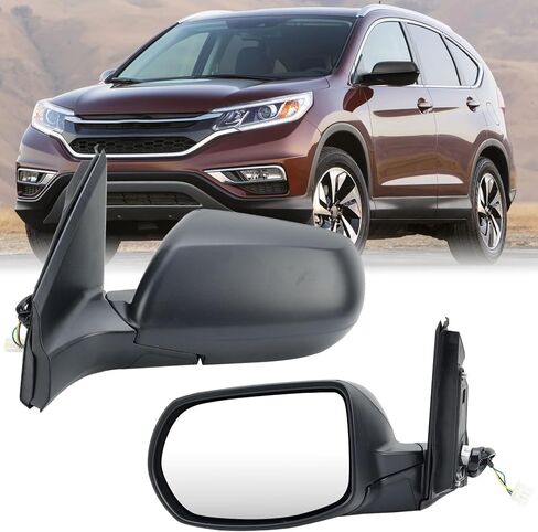 Passenger Side Mirror Compatible with 2012 2013 2014 2015 2016 Honda CRV Non-Heated Manual Folding Rear View Mirror White 3 Pins (Only fit for US Version) in Saudi Arabia