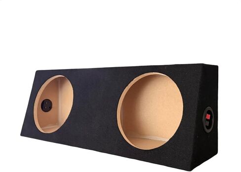 Pro 8" Dual Wedge Speaker Enclosure-Black in Saudi Arabia