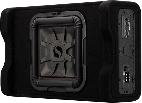 KICKER 53PL7TDF12 12" L7TDF Powered Down-Firing Subwoofer Enclosure with Amplifier Install Kit – Thin Profile, Loaded Truck Bass System in Saudi Arabia