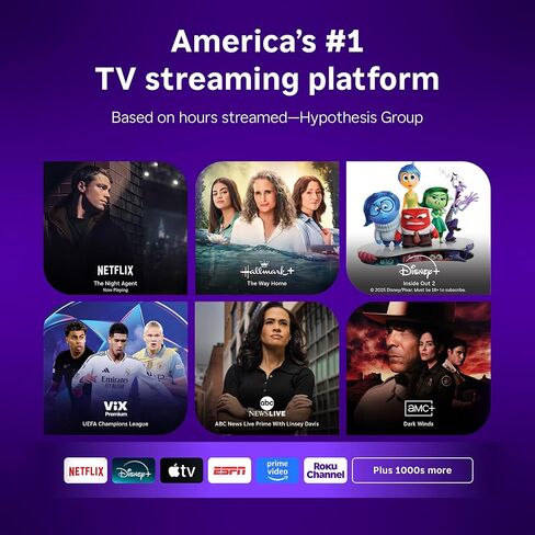 تلفزيون Roku الذكي - سلسلة مختارة مقاس 43 بوصة، تلفزيون 4K HDR - تلفزيون Roku مع جهاز تحكم عن بعد Roku - تلفزيون LED بشاشة مسطحة مع شبكة Wi-Fi لبث الأخبار المحلية المباشرة والرياضة والترفيه العائلي in Kuwait