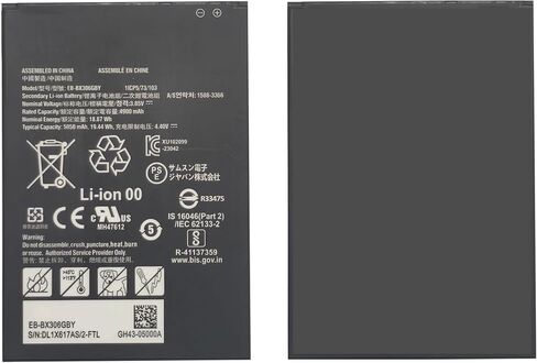 EB-BX306GBY Replacement Battery for Galaxy Tab Active 5 5G, 0 Cycle Battery Compatible with Samsung Galaxy Tab Active 5 5G SM-X306B with Repair Tool Kits in Saudi Arabia