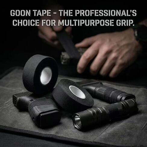 شريط قبضة تكتيكي، شريط Goon للمجلات والنطاقات والأدوات، لاصق خالٍ من البقايا، قبضة تكتيكية قابلة للتمزيق يدويًا وغير قابلة للانزلاق in Kuwait