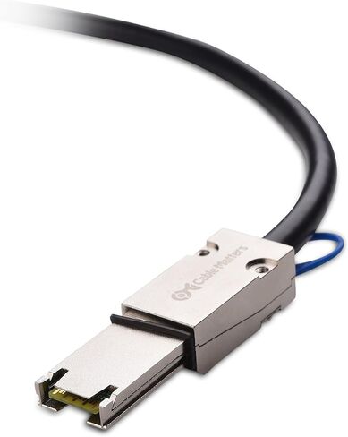 Cable Matters كابل Mini SAS خارجي إلى كابل SAS خارجي صغير (SFF-8088) 6.6 قدم، 2 متر in Saudi Arabia