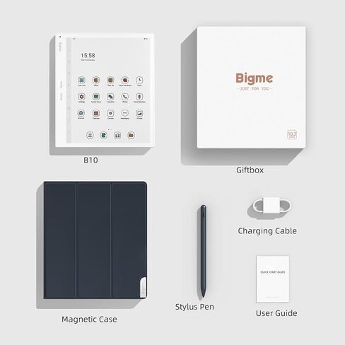 Bigme B10 Color E-Paper Tablet, 10.3 Inch Ebook Reader with Stylus, 8+256GB, 6900 mah, 4G LTE Mobile Data in Saudi Arabia