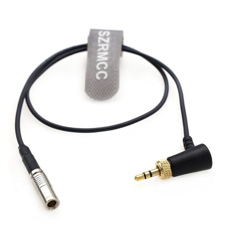 SZRMCC Deity TC-1 Timecode Cable Locking 3.5mm Right Angle to Din 1.0/2.3 for Canon R5 C/ C400 Cameras Atomos UltraSync ONE (Straight DIN 1.0/2.3) in Saudi Arabia