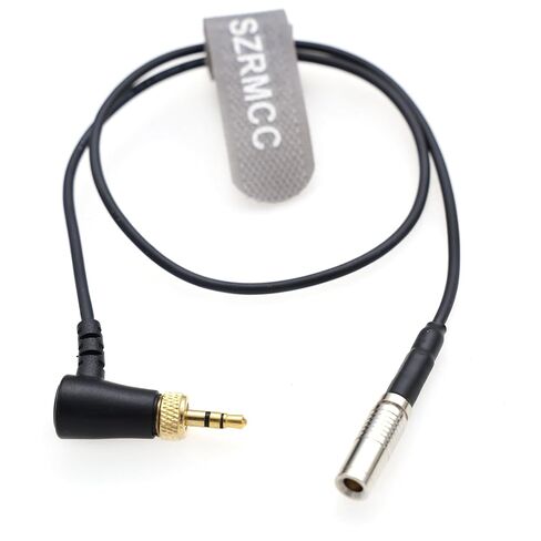 SZRMCC Deity TC-1 Timecode Cable Locking 3.5mm Right Angle to Din 1.0/2.3 for Canon R5 C/ C400 Cameras Atomos UltraSync ONE (Straight DIN 1.0/2.3) in Saudi Arabia