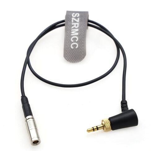 SZRMCC Deity TC-1 Timecode Cable Locking 3.5mm Right Angle to Din 1.0/2.3 for Canon R5 C/ C400 Cameras Atomos UltraSync ONE (Straight DIN 1.0/2.3) in Saudi Arabia