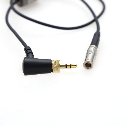 SZRMCC Deity TC-1 Timecode Cable Locking 3.5mm Right Angle to Din 1.0/2.3 for Canon R5 C/ C400 Cameras Atomos UltraSync ONE (Straight DIN 1.0/2.3) in Saudi Arabia