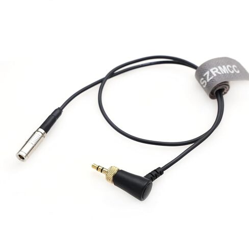 SZRMCC Deity TC-1 Timecode Cable Locking 3.5mm Right Angle to Din 1.0/2.3 for Canon R5 C/ C400 Cameras Atomos UltraSync ONE (Straight DIN 1.0/2.3) in Saudi Arabia