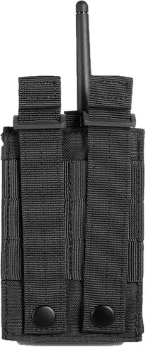 FRTKK Tactical Radio Holster Holder Case with USA Flag Patch & Molle Flashlight Holster Adjustable Flashlight Pouch Holder with Flashlight Patch and USA Flag Patch in Saudi Arabia