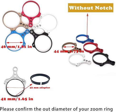 عتلات رمي ​​WestHunter Optics Riflescope Switchview | 3 مقاسات (42 مم / 44 مم / 46 مم)، نوعين، 5 ألوان in Kuwait