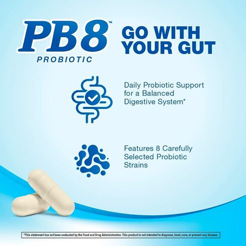 التغذية الآن Pb8 اسيدوفيلوس، الأصلي، 120 العد in Kuwait
