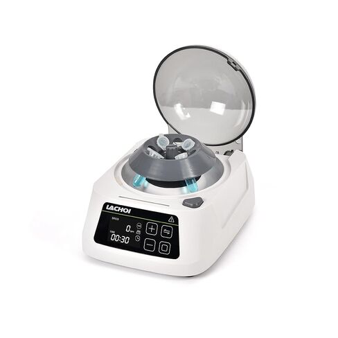 LCD Mini Centrifuge 1000-10000RPM 5600×g RCF for Microtubes Centrifuge Machine Mini with 2 Rotors for 8×0.2/0.5/1.5/2ml Tubes&2×8×0.2ml PCR Strips in Saudi Arabia