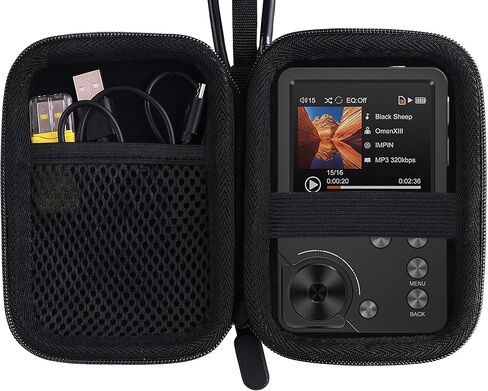 Hard EVA Carrying Storage Case Compatible with MECHEN M30 HiFi MP3 Music Player/HiFi Walker H2/ SnowSky/FiiO Echo MINI/Surfans F20 Mp3 Music Players Protective Travel Storage Box in Saudi Arabia