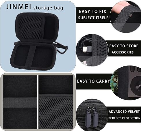 Hard EVA Carrying Storage Case Compatible with MECHEN M30 HiFi MP3 Music Player/HiFi Walker H2/ SnowSky/FiiO Echo MINI/Surfans F20 Mp3 Music Players Protective Travel Storage Box in Saudi Arabia
