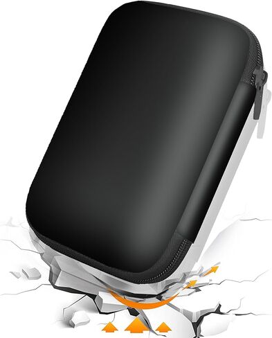 Compatible with Phinistec Z6 MP3 Player Case, Lamshaw Durable EVA Carrying Case, Shockproof & Lightweight Protective Cover Compatible for Phinistec Z6, Z6 Pro MP3 Player (Black) in Saudi Arabia
