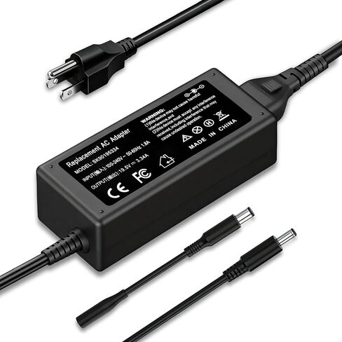 65W Laptop Charger Compatible with Dell Inspiron 15 14 13 11 16 17 15-7000 15-5000 15-3000 17-7000 17-5000 17-3000 13-7000 11-3000 2 in 1,3558 3181 5100 5535 5555 5559 5567 XPS 9350 9360 Power Cord in Saudi Arabia