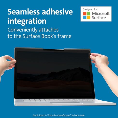 شاشة خصوصية Kensington SA15 لجهاز Surface Book 2/3 مقاس 15 بوصة (K55522WW) in Saudi Arabia
