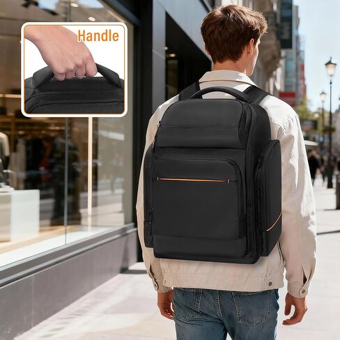 Trunab DJ Cable Backpack with 3 Detachable Dividers and Laptop Compartment, DJ Cable Bag for Microphones, Sound Equipment and Music Instrument in Saudi Arabia