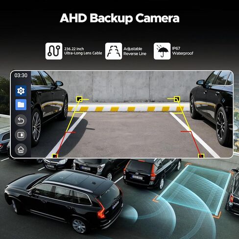 2026 Upgraded 11.26'' Carplay Screen for Car with Netflix YouTube TikTok Apps and Backup Camera Built-in Entertainment Video Box Navigation Voice Control OTA Updates for All Vehicles in Saudi Arabia