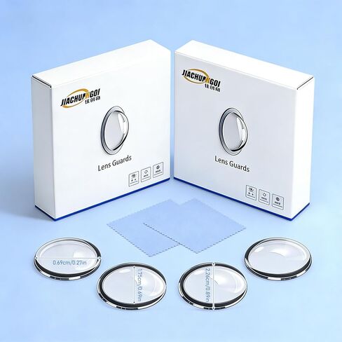 Car Camera Lens Protector, Car Backup Camera Protective Sticker, Clear High-Transparency Design, Anti-Rain Car Reversing Cameras Protection for Clear Vision Simple Adhesive Installation (2Boxes-4PCS) in Saudi Arabia