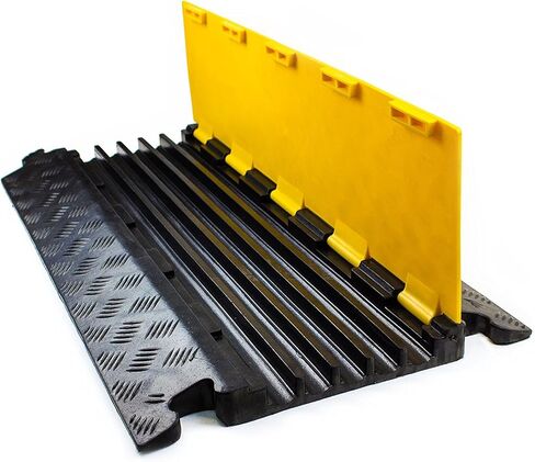 Troy Safety Rubber Cable Protectors | Rubber Speed Bump (1 Piece, 5-Channel) in Saudi Arabia