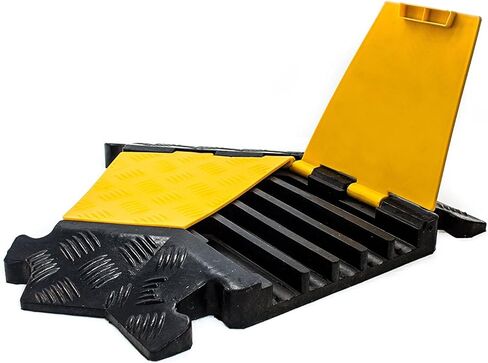 Troy Safety Rubber Cable Protectors | Rubber Speed Bump (1 Piece, 5-Channel) in Saudi Arabia