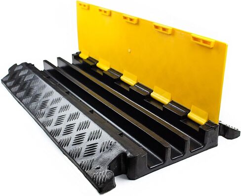 Troy Safety Rubber Cable Protectors | Rubber Speed Bump (1 Piece, 5-Channel) in Saudi Arabia