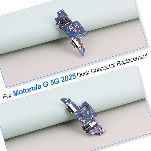 Dock Connector for Motorola Moto G 5G 2025 Charging Port Replacement for Motorola Moto G 5G 2025 XT2513V XT2513-1 XT2513-2 USB Charger Board Flex Cable Parts with Tools in Saudi Arabia